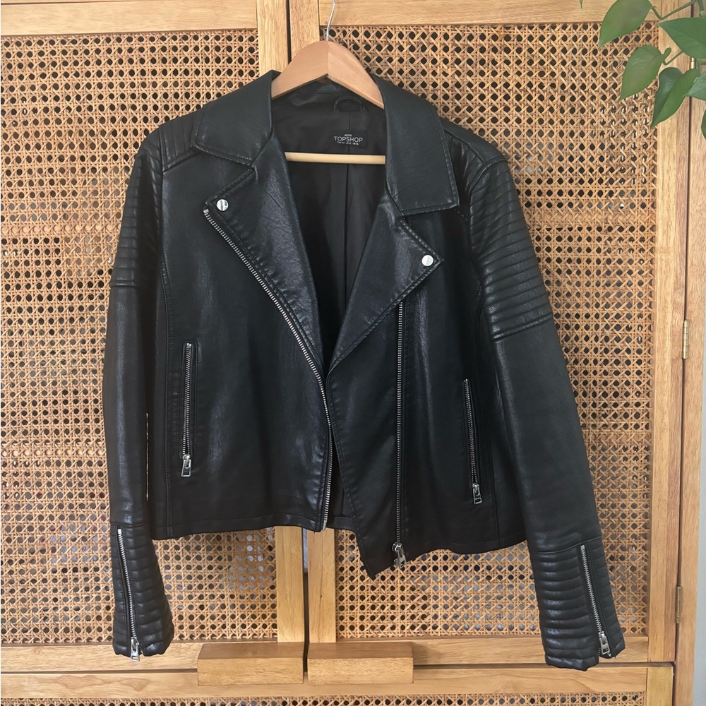 TopShop Faux Leather Jacket (petite)